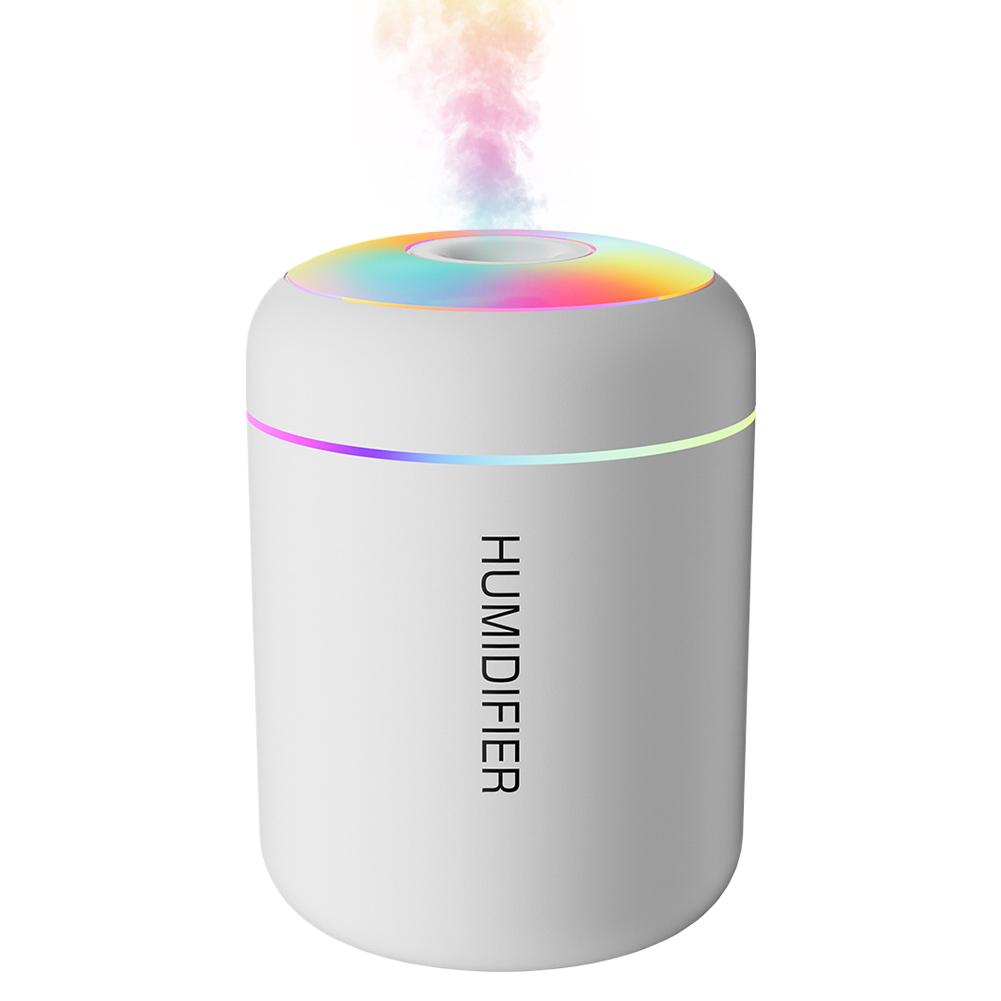 Mini Air Humidifier Usb Aroma Diffuser Essential Oil Purifier Cool Mist Sprayer Home Bedroom LED Desktop humidificador