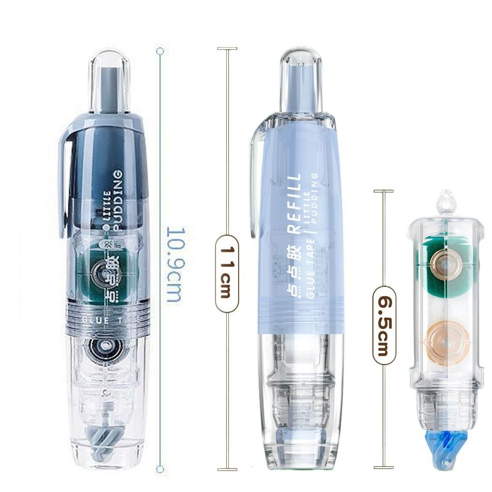 Press-type Dispensing Glue Eraserable Double-Sided Glue Portable School Supplies  Students