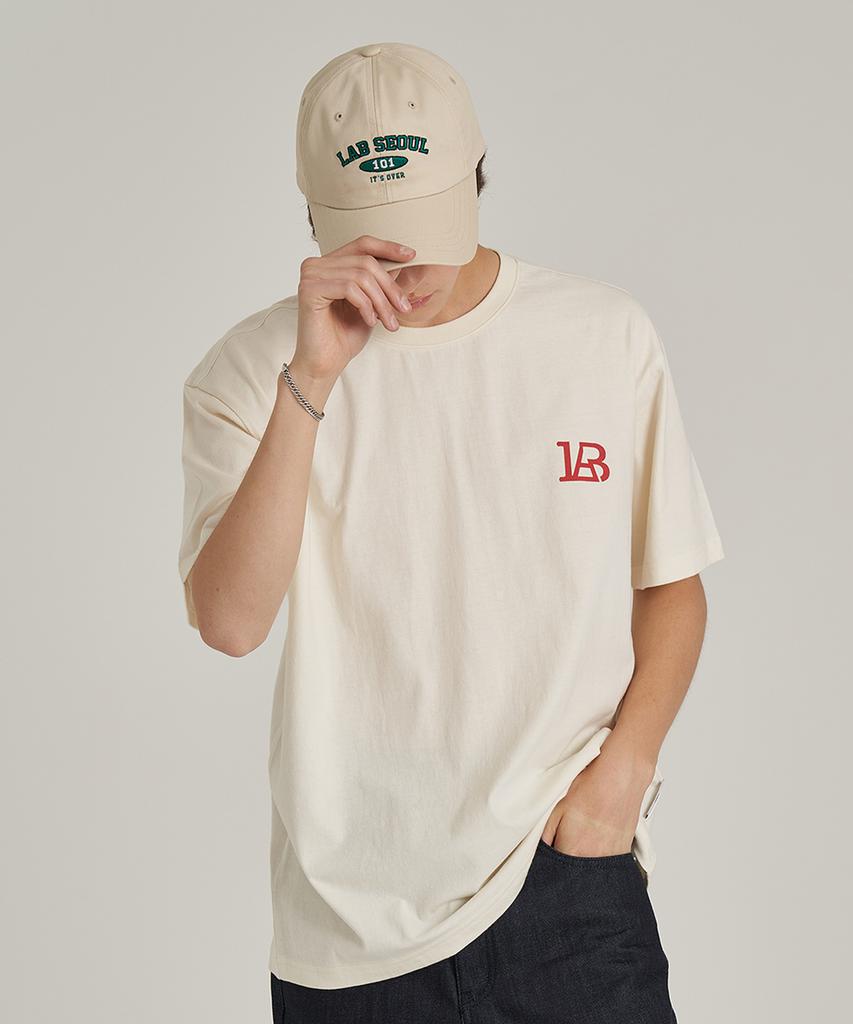 LAB101 Seoul Logo Washed Ball Cap - Beige