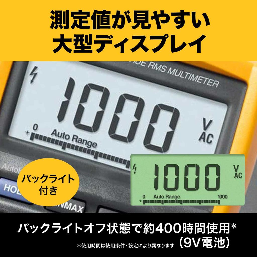 Fluke True RMS Multimeter (Official Japanese Product) 175