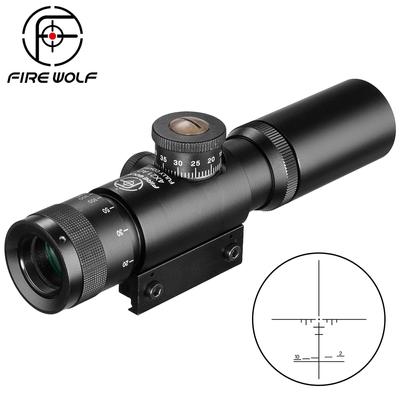 SS2 4x21 AO Kompakte Jagd Luftzielfernrohr Taktische Optische Anblick Glas Geätzt Absehen Zielfernrohre Mit Aufklappbaren Objektivdeckel