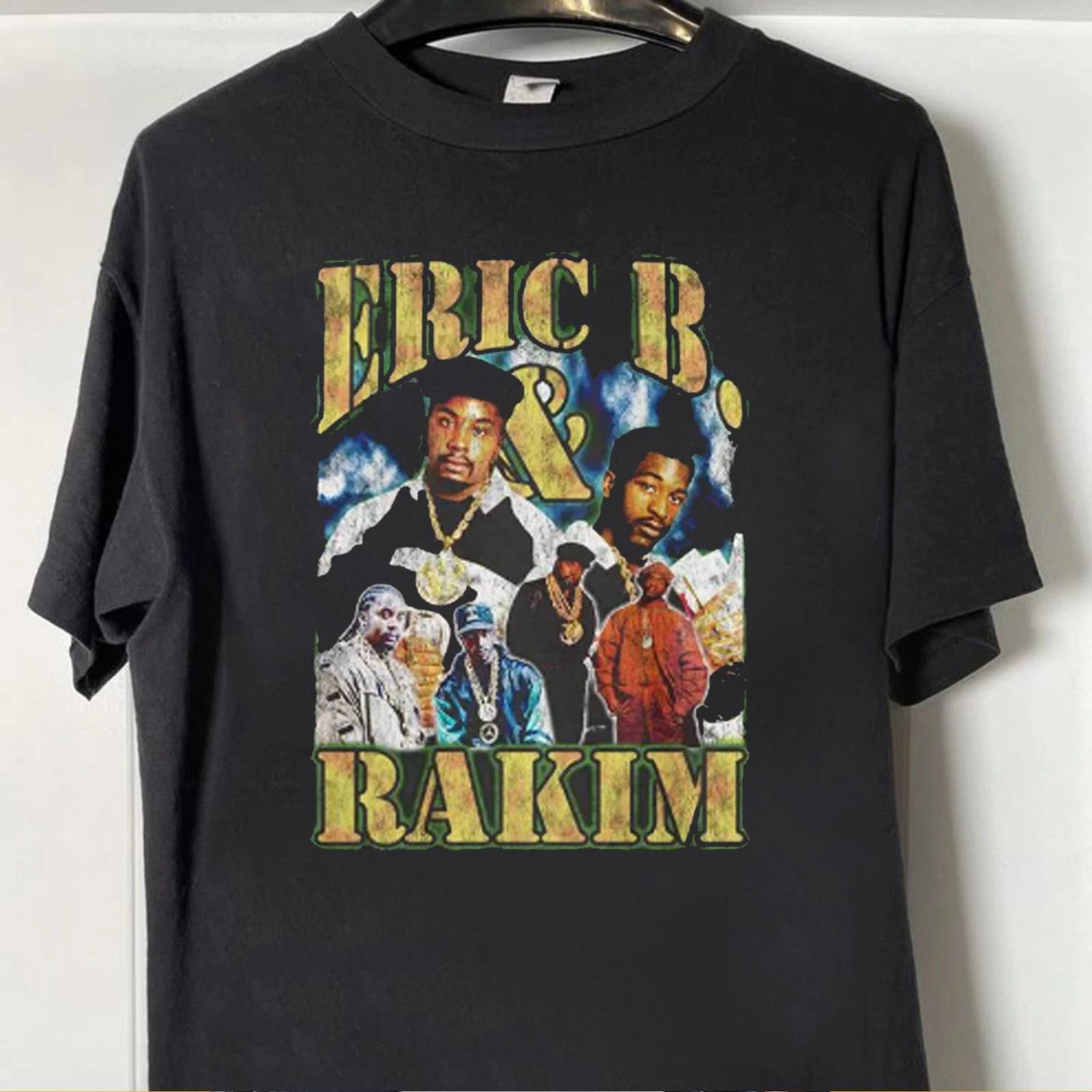 Ретро футболка Eric B & Rakim, Винтажная Eric B. и футболка Rakim Rapper Dou для фанатов рэпа XL