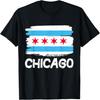 Cooles Chicago Flaggen T-Shirt