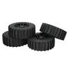 4pcs RC Rubber Tire Universal Upgrade Parts Off Road Truck Hub Wheel for ARRMA 1 7 1 8 1 10 RC Car