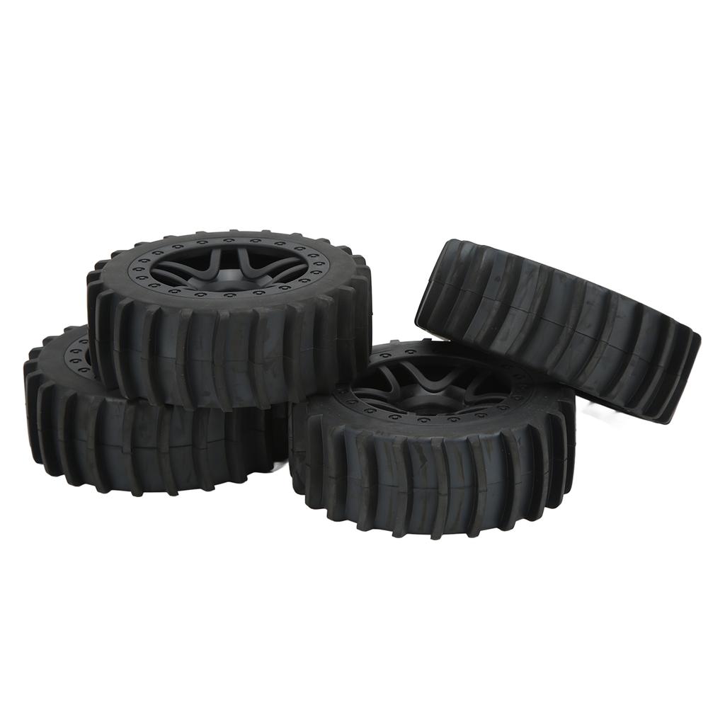 4pcs RC Rubber Tire Universal Upgrade Parts Off Road Truck Hub Wheel for ARRMA 1 7 1 8 1 10 RC Car