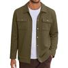 Men's Relaxed-Fit Casual Jacket Long-Sleeve Outerwear