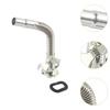 Long Nose Flexible Fuel Can Spout Stainless Steel Leakproof Nozzle Smooth Flow for Jerry Cans Automotive Use