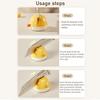 Cute Bear-Shaped Knife Sharpener Stable Vacuum Suction Cup Knife Sharpener Tungsten Steel Whetstone Easy to Store Kitchen Tool