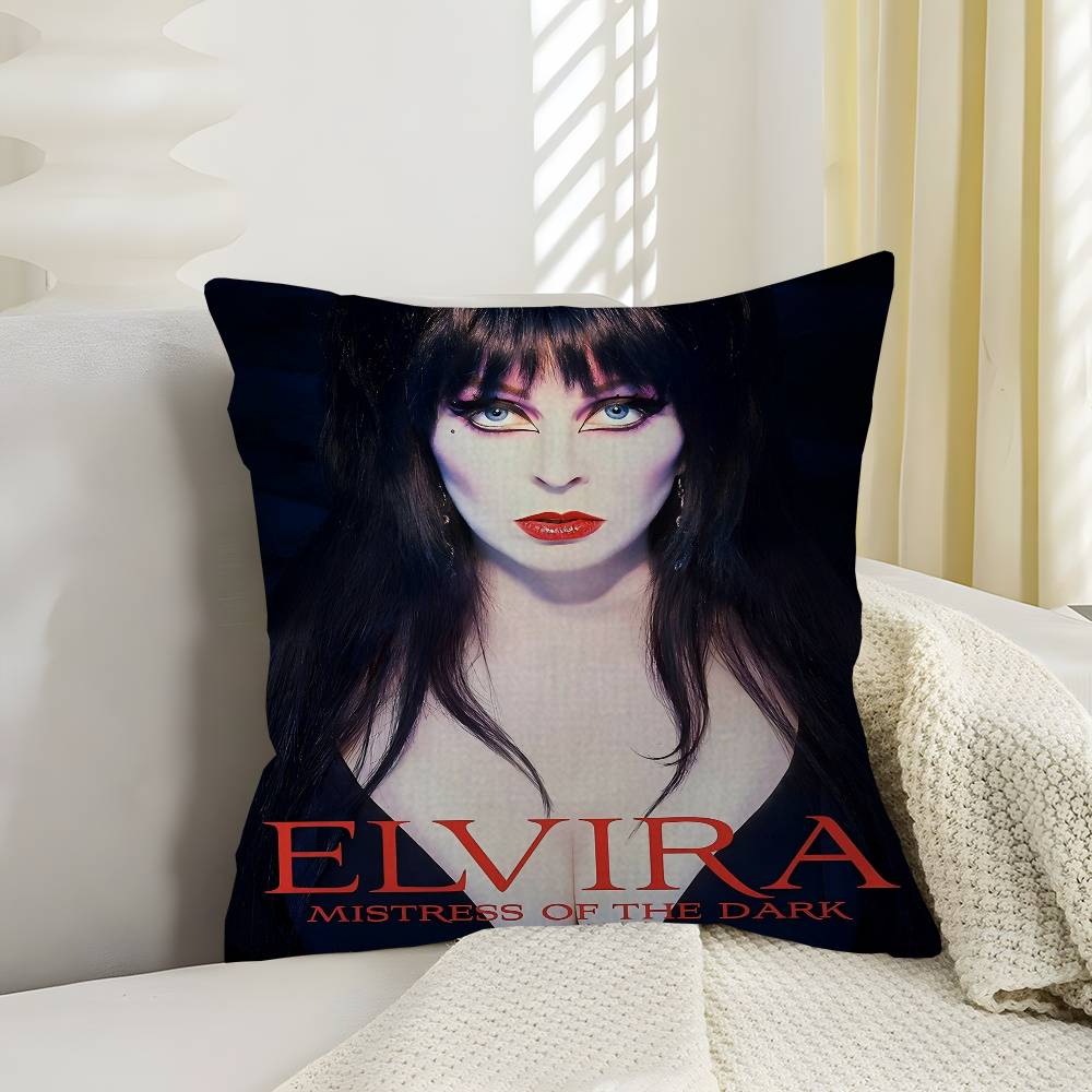 Film E-Elvira M-Mistress D-Dark Pillow Cover For Bedroom Room And Living Room Sofa Decorative Cushion Cover