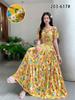 Off-Shoulder One-Neck Cotton Silk Dress Children's Summer Dress Bohemian Island Vacation Dress Travel Beach Dress