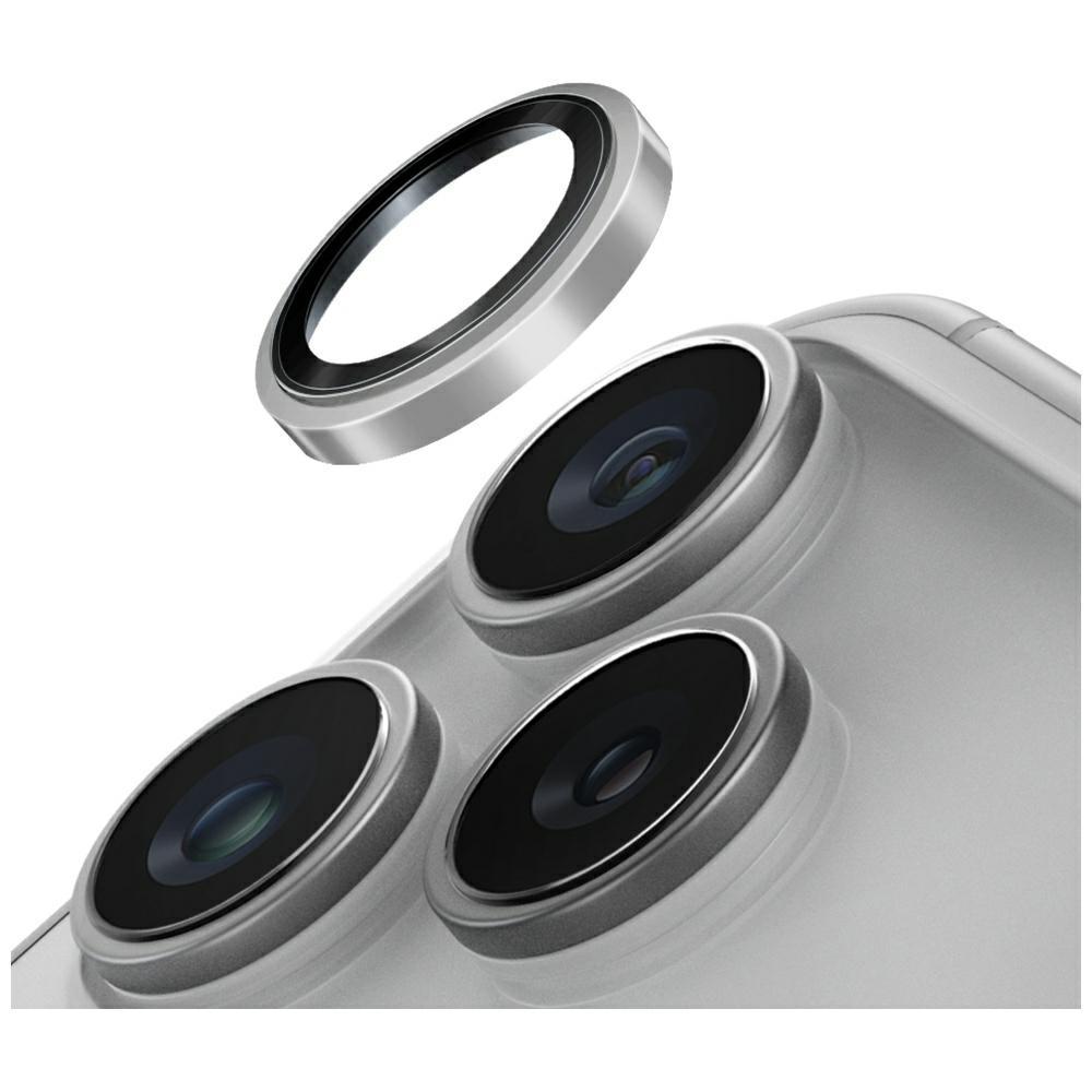 Schutzglas für die Kamera UNIQ Optix     Prime Kameraobjektivschutz für iPhone 17 Pro / iPhone 17 Pro Max mit Applikator silber