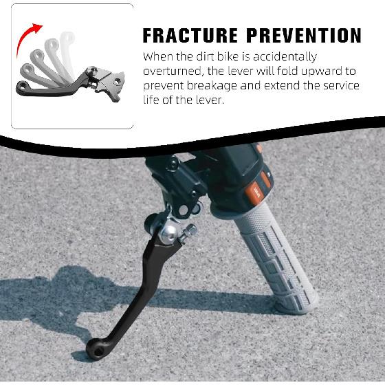 Dirt Bike Clutch Brake Lever,CNC Billet Pivot Foldable Levers for TW200/TW225 01-23/XT250 08-23/SEROW 225/250 86-20/WR250R 08-20/WR250X 08-17/XT250X
