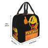 Custom P-Paced Insulated Lunch Bags for Women Men Video Game Portable Cooler Thermal Food Lunch Box Work School Travel