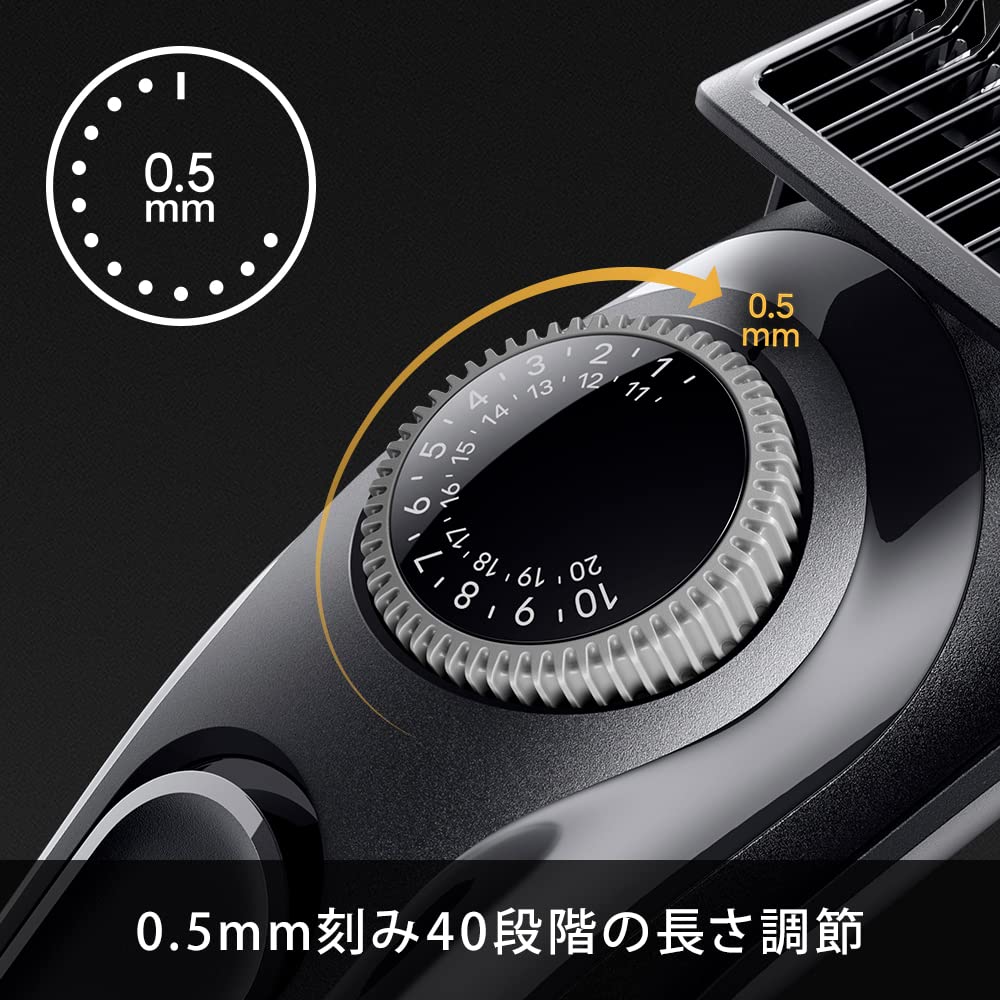 Braun Beard Trimmer Series 3 Shaver BT3420 for Electric Beard Trimmer with 40 Length 50 Minutes of Operation Per and Head and Comb Men, Settings,