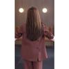 Women's Spring and Autumn Casual Jacket, Suit Jacket, Wide-leg Pants, Two-piece Suit, Women's Suit, Office Clothing