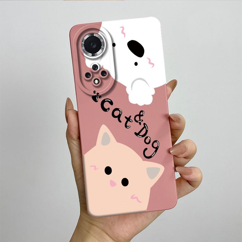 For Huawei Nova 9 / Honor 50 Phone Case NAM-LX9 NTH-NX9 Soft Silicone Sweet Painted Protective Back Cover Cute Printed Casing