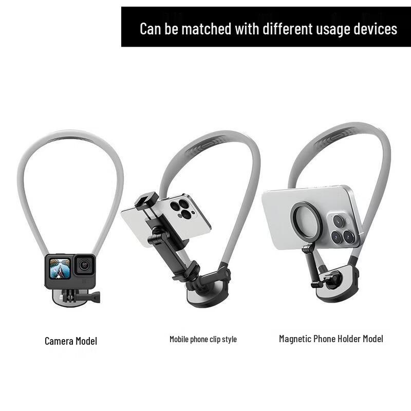SEE KEAN Magnetic POV Neck Mount for Phones & Action Cameras