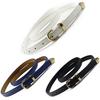 Women All Match Fashion Skinny Waist Belt Faux Leather Buckle Narrow Waistband
