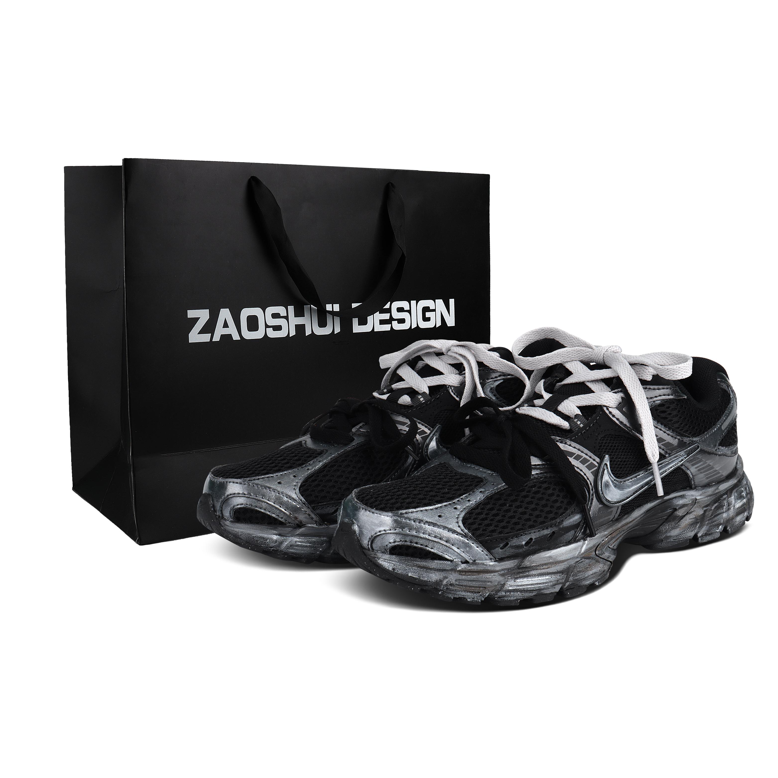 

Nike V5 RNR Low top Running Shoes Unisex Black Silver HJ5228-001(Team949-LD) 35.5