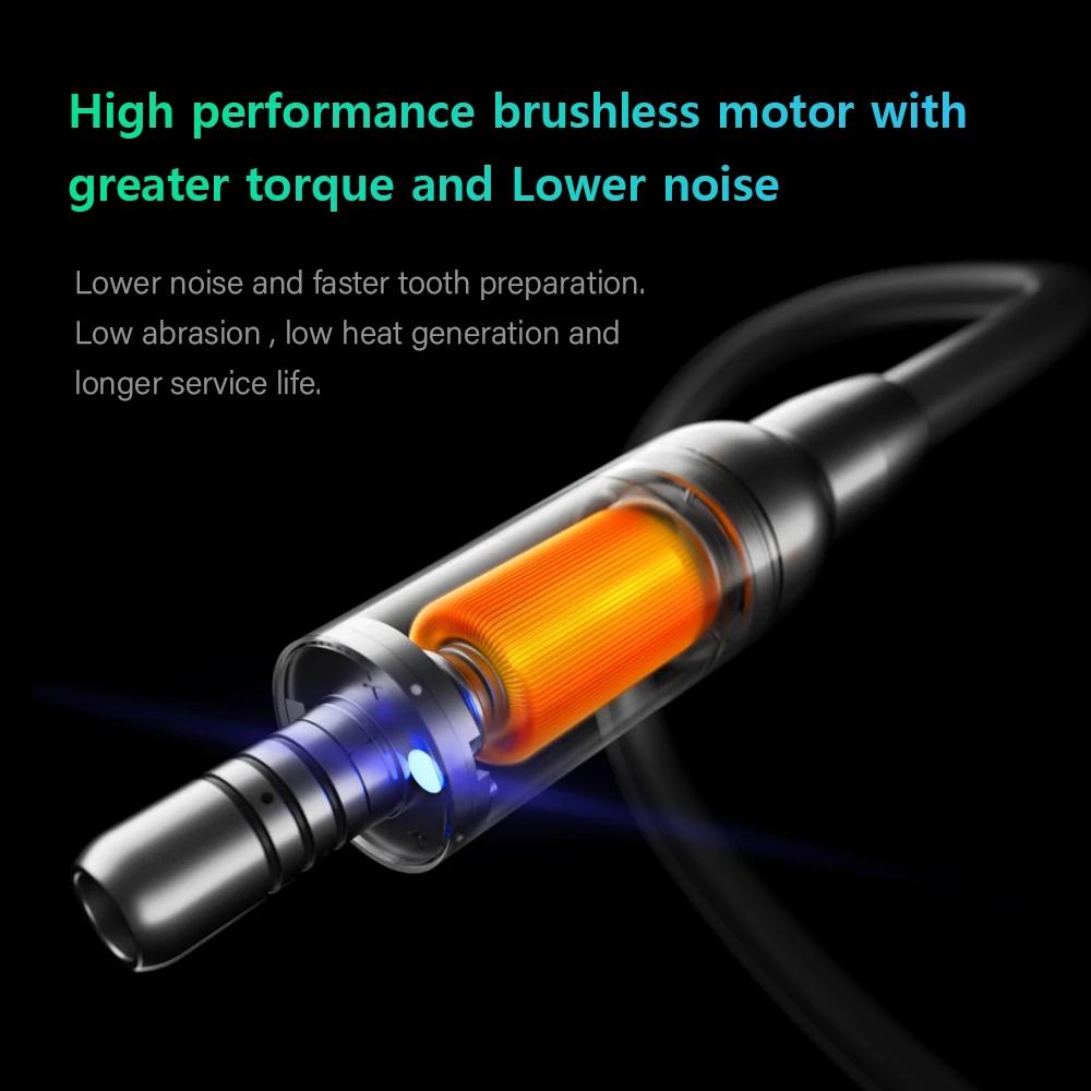 WOODPECKER MT2 Low Speed Dental Electric Motor Imported German Bearing Minimally Invasive Repairing Precise Teeth Preparation