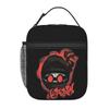 Madness Combat Hank Head Graffiti Insulated Lunch Bag for Women Children Portable Food Boxes Thermal Lunch Box Tote