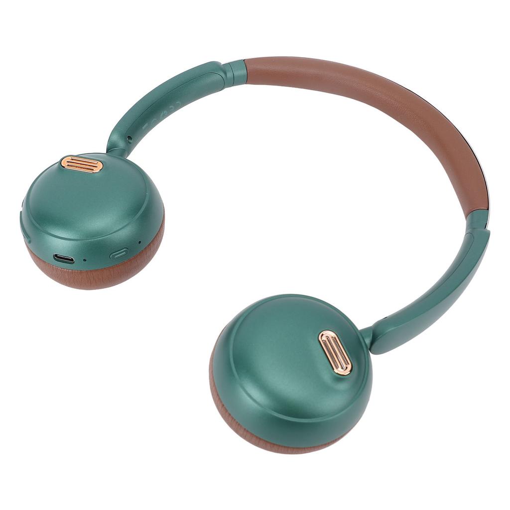 Retro   5.4 Headphones Over Ear Wireless Headset Noise Cancelling Lossless Sound Lightweight Comfortable for Travel Home Matte Texture