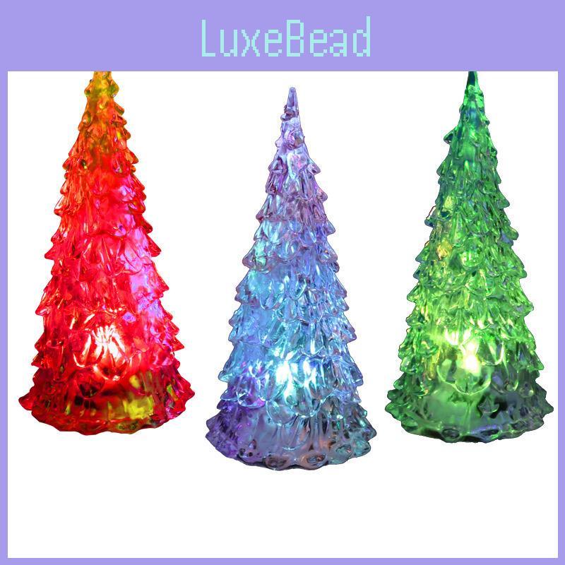 Colorful Acrylic Christmas Tree Led Night Light Toy Perfect For Kids Christmas Gifts