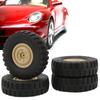 4Pcs/Set Rubber RC Car Wheels RC Wheels Tire Set for Unimog Model P06 RC Car Crawler Car
