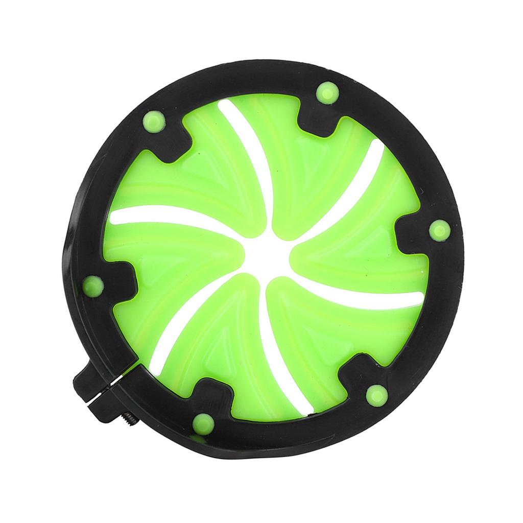Outdoor PP Plastic Green Black Petals Triangular Universal Paintball Speed Feed Gate Lid Hoppers