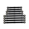 GPM Metal Alloy Adjustable Full Set Tie Rod Links 9742R+9749 for Traxxas 1/18 TRX4M TRX-4M Defender Bronco RC Crawler Car