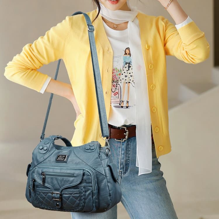 Soft Leather Large-capacity Shoulder Bag Casual Tote Bag