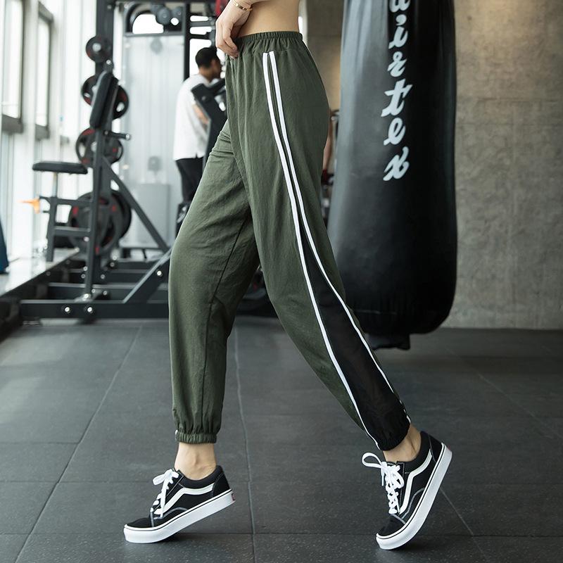 Women's Breathable Mesh Yoga Harem Pants - Quick-Drying, Loose Fit for Running and Casual Wear, Spring/Summer 2026 Collection.