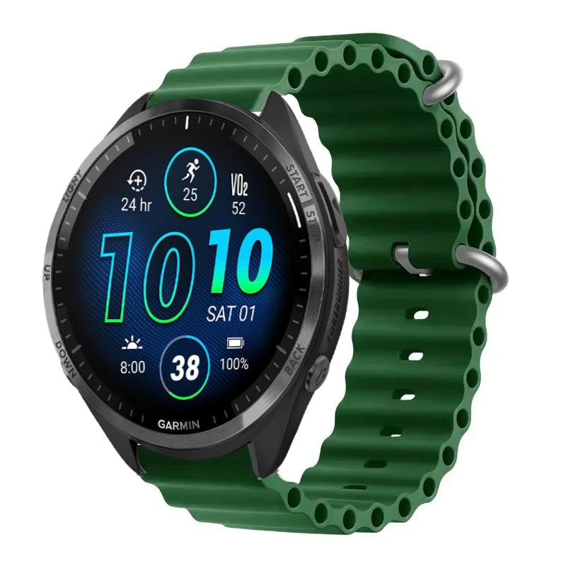 Sports Silicone Strap For Garmin Forerunner 965 955 Solar 945 935 745 Strap Watch Band 22mm Replacement Wristband Bracelet