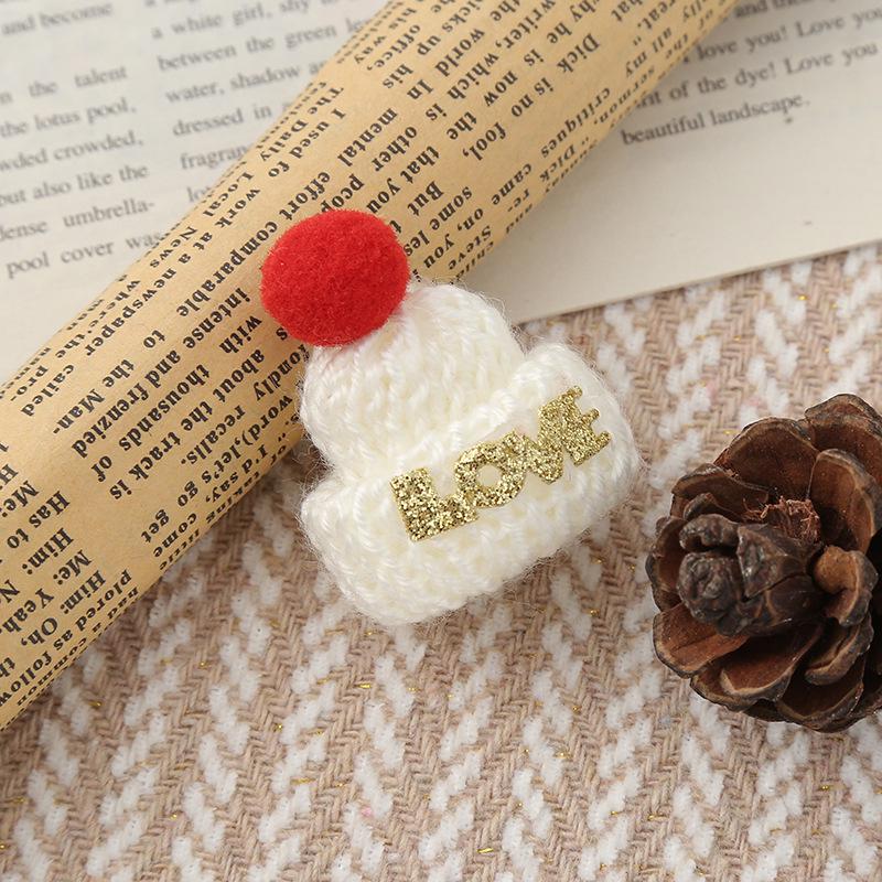 Weihnachts-Streifenschal & Bommel-Puppe Hut Feiertags-Accessoire-Set