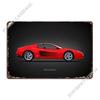The Testarossa Metal Plaque Poster Garage Kitchen Wall Plaque Living Room Tin Sign Poster
