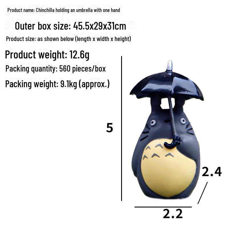 Moss Micro Landscape Ornaments: Umbrella Kitten Tree Stump DIY Succulent Resin Decor