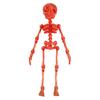 3D Printed Skeleton Refrigerator Magnet Halloween Poseable Skeleton Figurine with Movable Joints