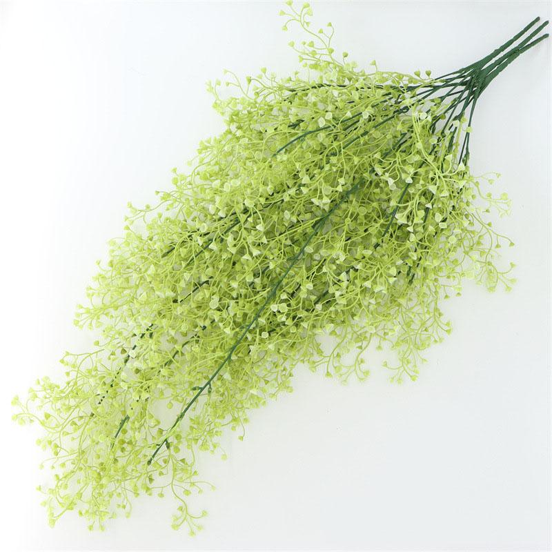 Simulated Green Plant Wall Hanging Flower Vine Hanging Basket Plant Wedding Church Home Decoration Wall Indoor Outdoor Decorate
