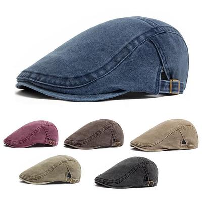 Neu Vintage Baumwolle Baskenmütze Männer Frauen Mode Flache Schirmmütze Casual Herbst Berets Retro Hut Newsboy Sommer Unisex