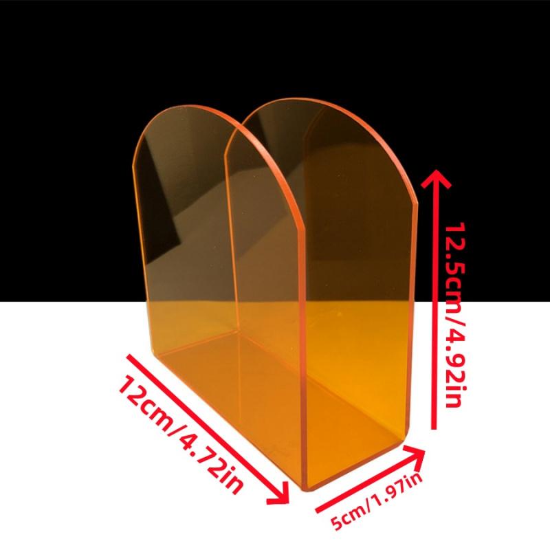 1Orange Acrylic Napkin Holder for Hotel Restaurant Bar Cafe Cocktail Napkin Holder Wedding Festival Party Napkin Organizer
