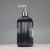 500ml Soap Dispenser with Pump, Modern Striped Soap Dispenser Bathroom, Washing Up Liquid Dispenser Kitchen, Hand Soap