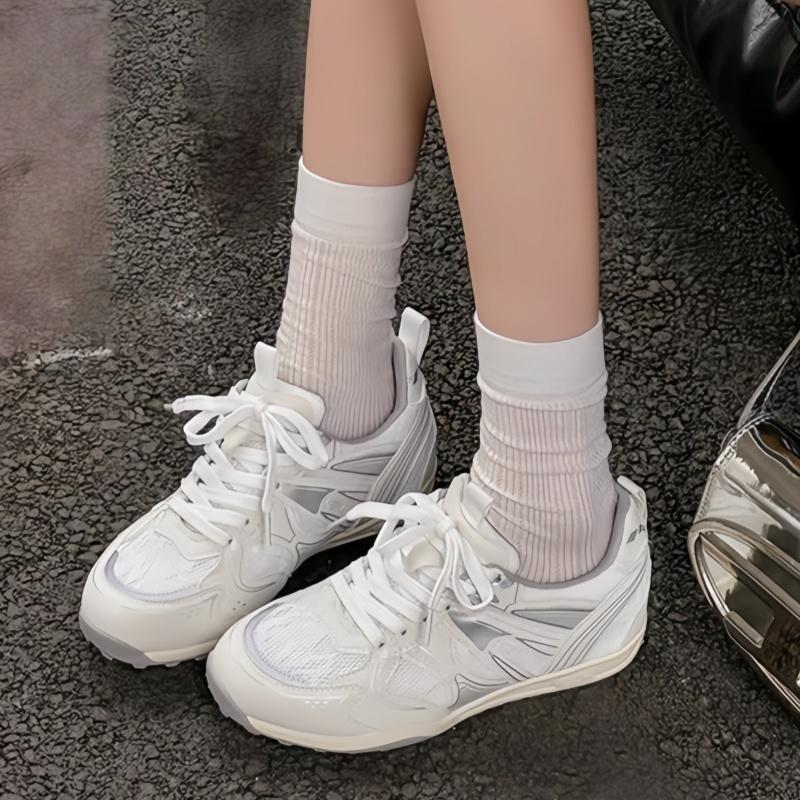 Fashion Lace Up Mesh Sneakers 2025 New Style Casual Running Sports Shoes Comfortable Soft Versatile Women Sneakers Zapatillas De Mujer