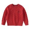 DAVE&BELLA Kinder Pullover mit Stickerei aus Wolle