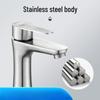 TLXT 8603 Stainless Steel Single Cold Bathroom Basin Faucet