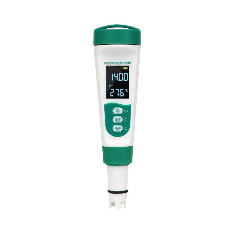 

Easy Carry 5 in 1 Water Quality Meter measure TDS Salinity & Temp Perfect for Home Aquariums & Outdoor Activity 1