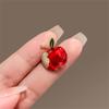 1Pc Japanese and Korean Creative Apple Brooch Pin Fashion Versatile Jewelry Accessories Clothing Bag Decoration Party Gift 2026
