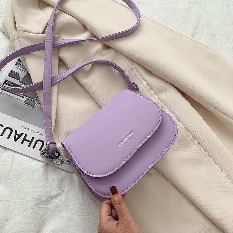 Vintage Saddle Crossbody Bag PU Leather Women's Luxury Design Small Handbag and Purse Ladies Travel Shoulder Messenger Bag Purse