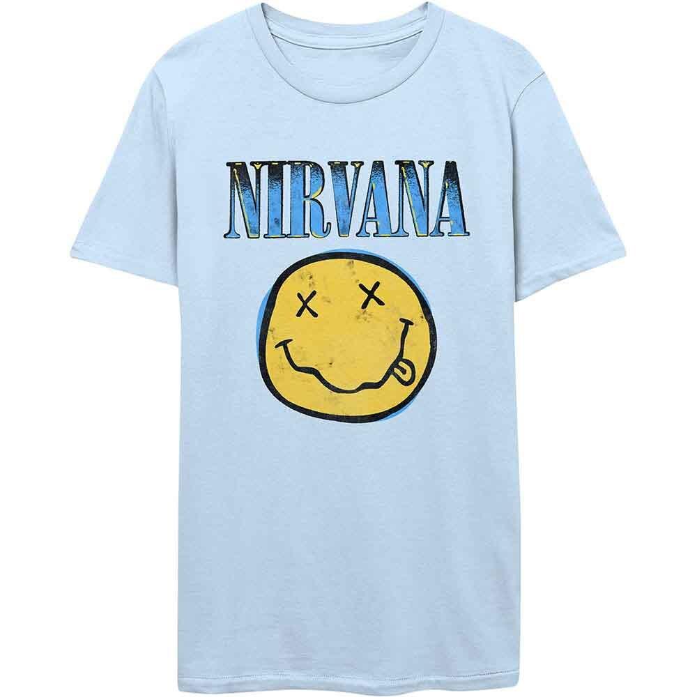 

26 Nirvana Xerox Logo Blue Official Men s T-Shirt- Unisex T-Shirt XXXXL