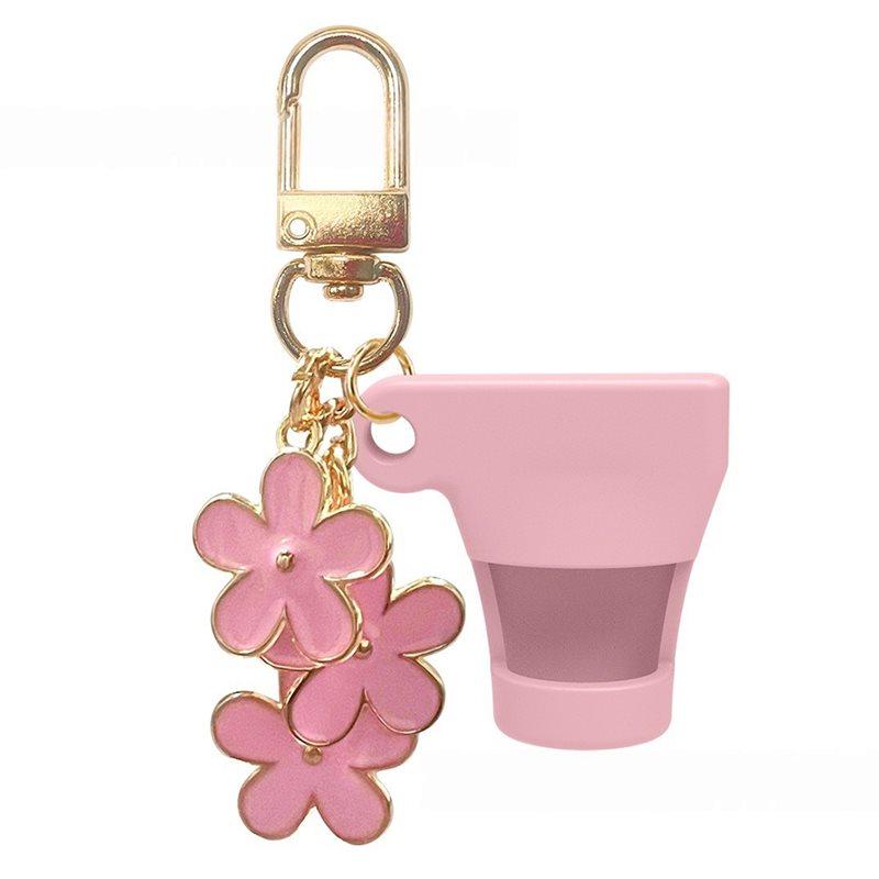 

A25F-Lip Gloss For Keys Keychain Cap Cosmetic Cover Hanging Holder Portable Decoration For Lipgloss On The,Keychain Pendant