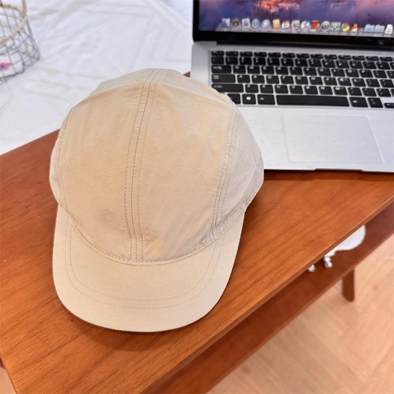 American retro Kaji quick-drying short-brimmed peaked hat, small brimmed men's and women's versatile street tide brand, fully sealed baseball hat